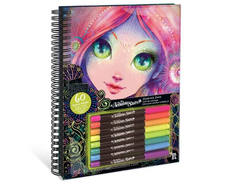 Nebulous Stars - Livre de coloriage à pages noires