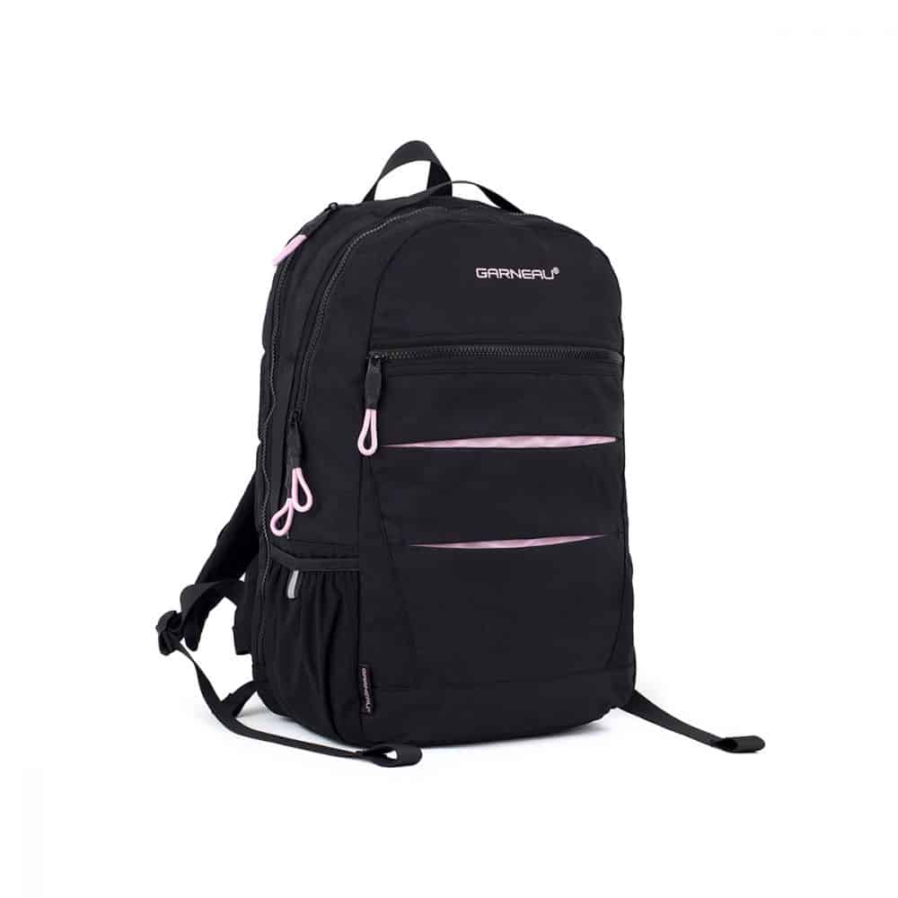 Sac à dos sport Garneau noir et rose