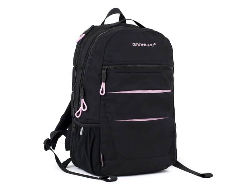Sac à dos sport Garneau noir et rose