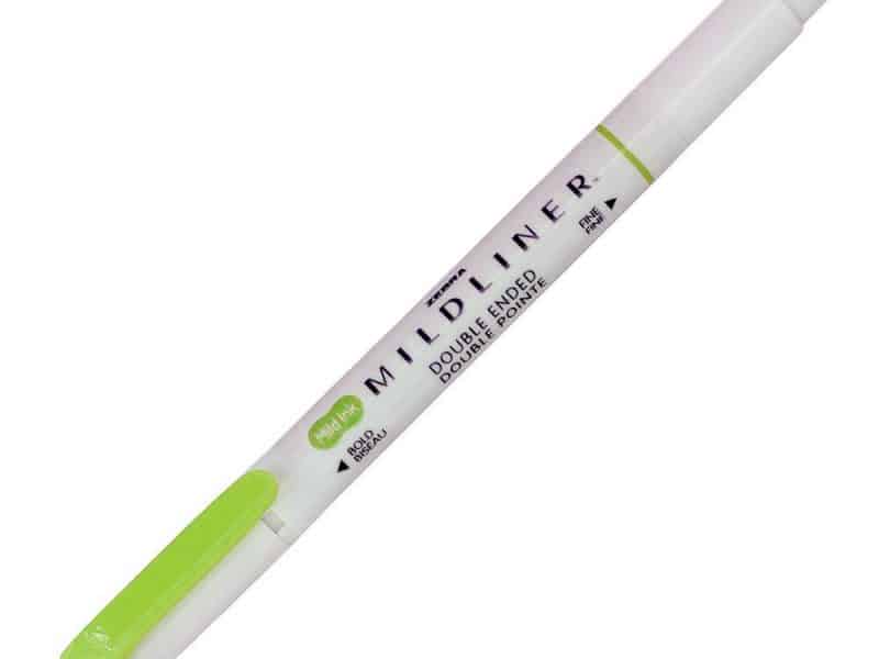 surligneur double pointe zebra vert fluo