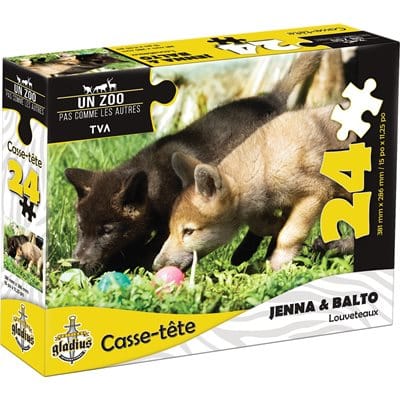 Casse-tête Jenna et Balto Miller Zoo 24 morceaux