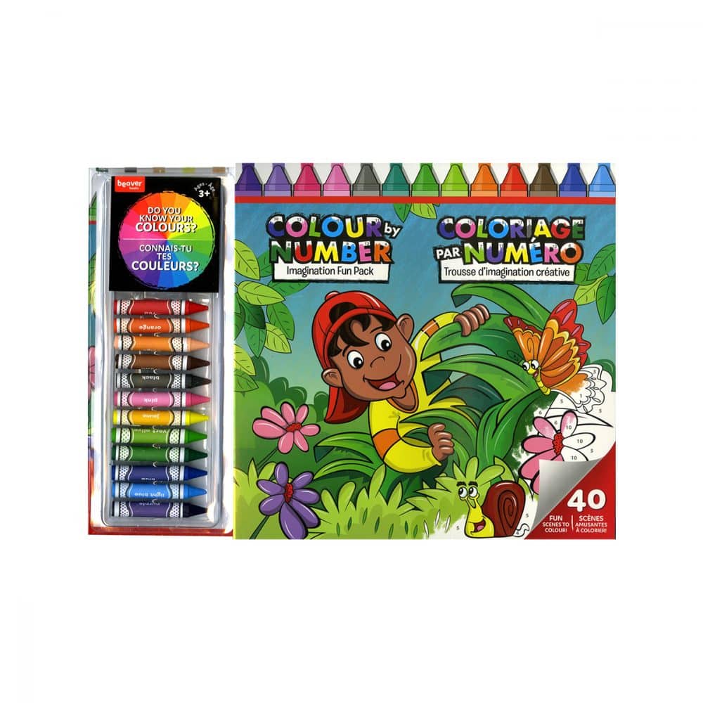 coloriage par numéros trousse d'imagination créative