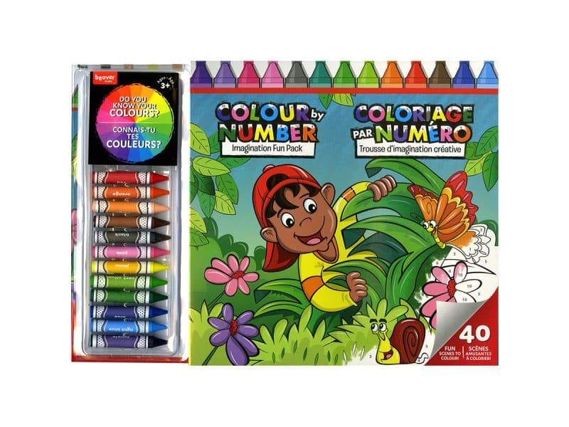 coloriage par numéros trousse d'imagination créative