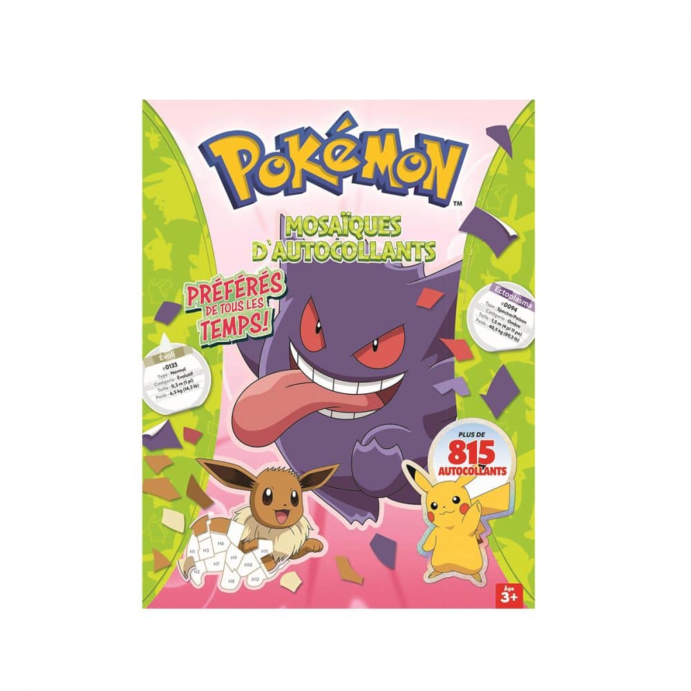 Pokémon mosaïque autocollants préférés de tous les temps