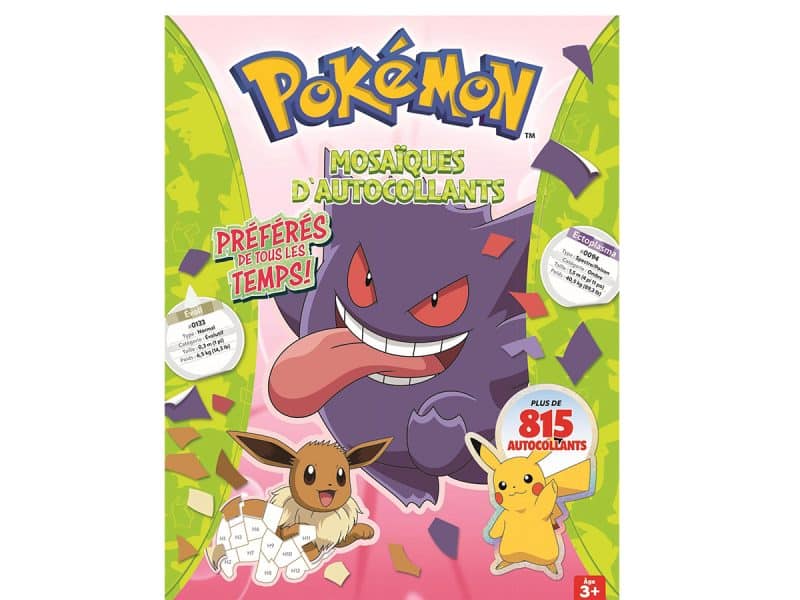 Pokémon mosaïque autocollants préférés de tous les temps
