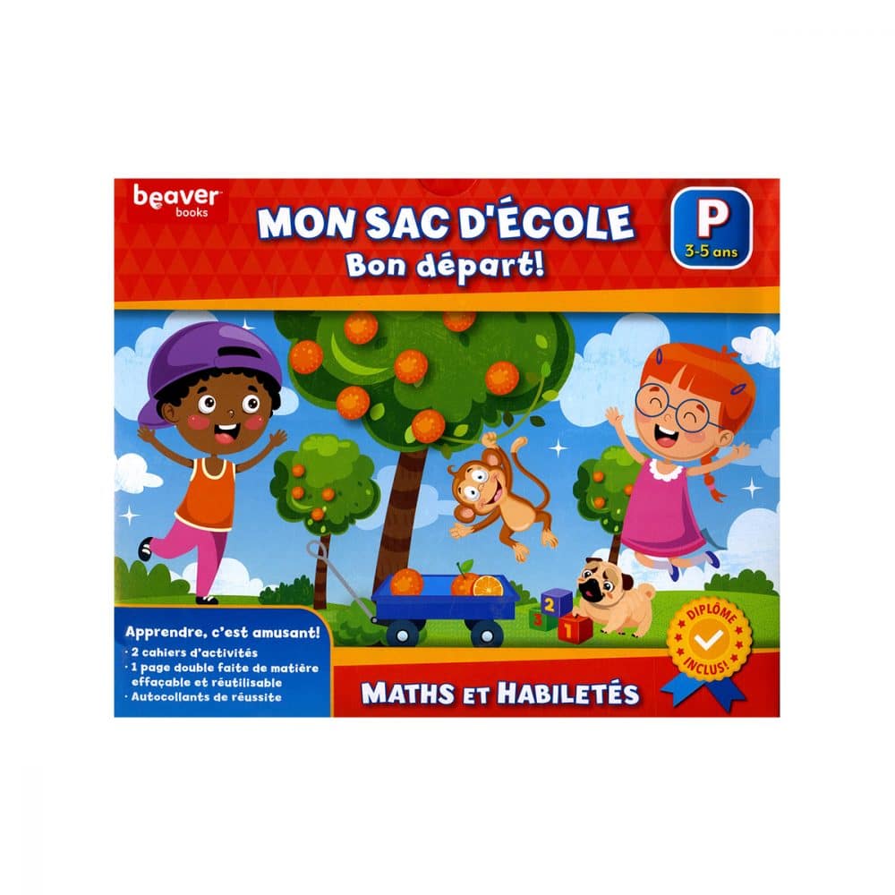 Mon sac d'école Bon départ! 3-5 ans Préscolaire