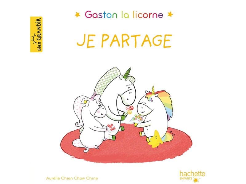 Gaston la licorne Je partage