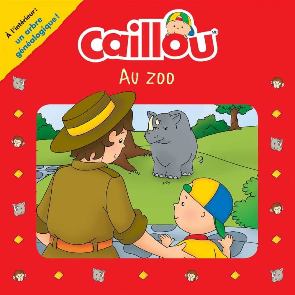 caillou au zoo