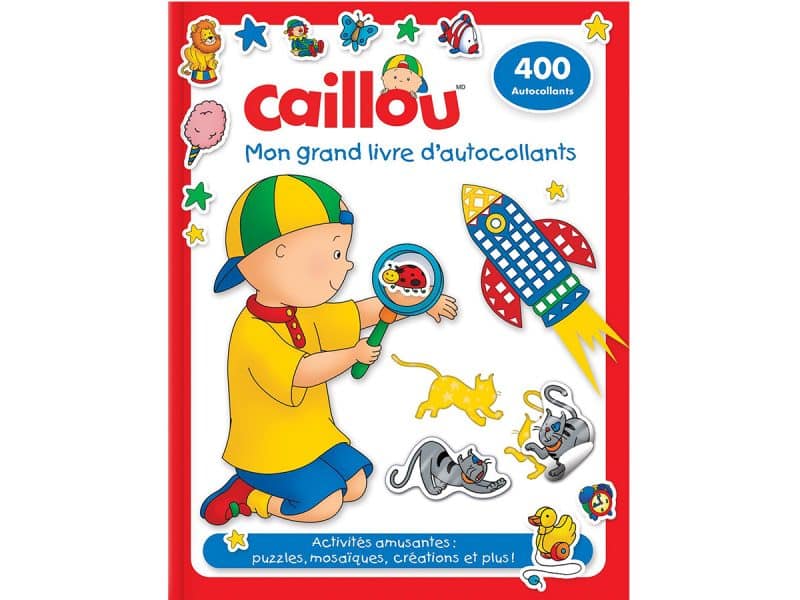 Caillou Mon grand livre d'autocollants