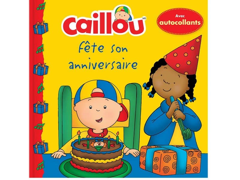 Caillou fête son anniversaire