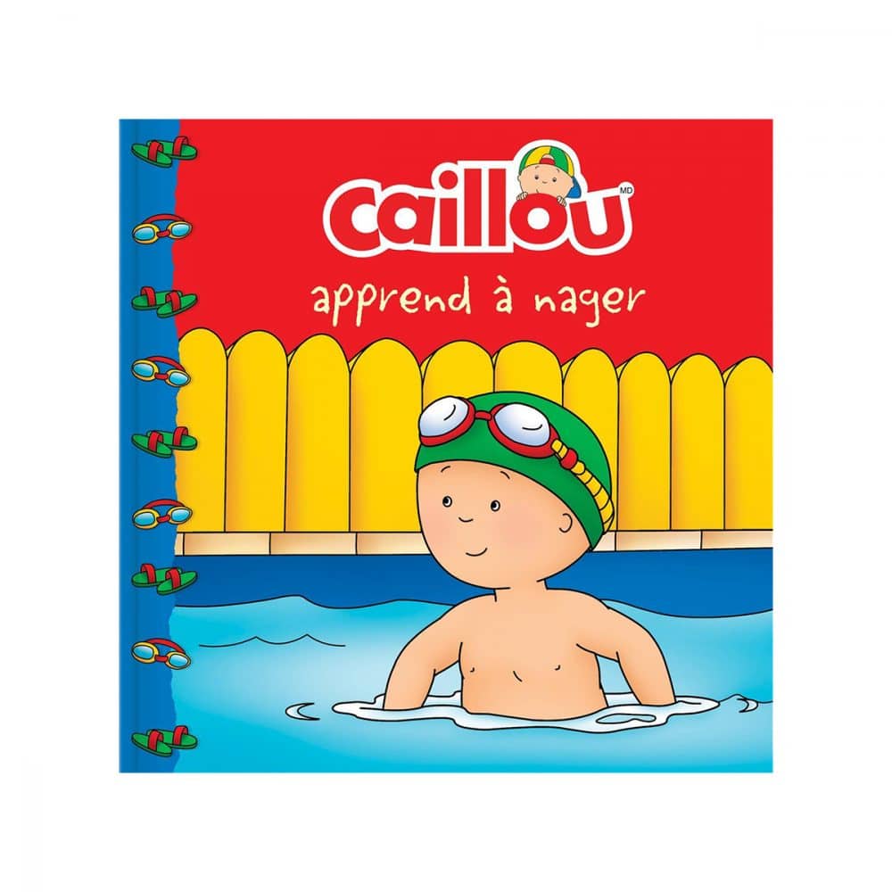 Caillou apprends à nager