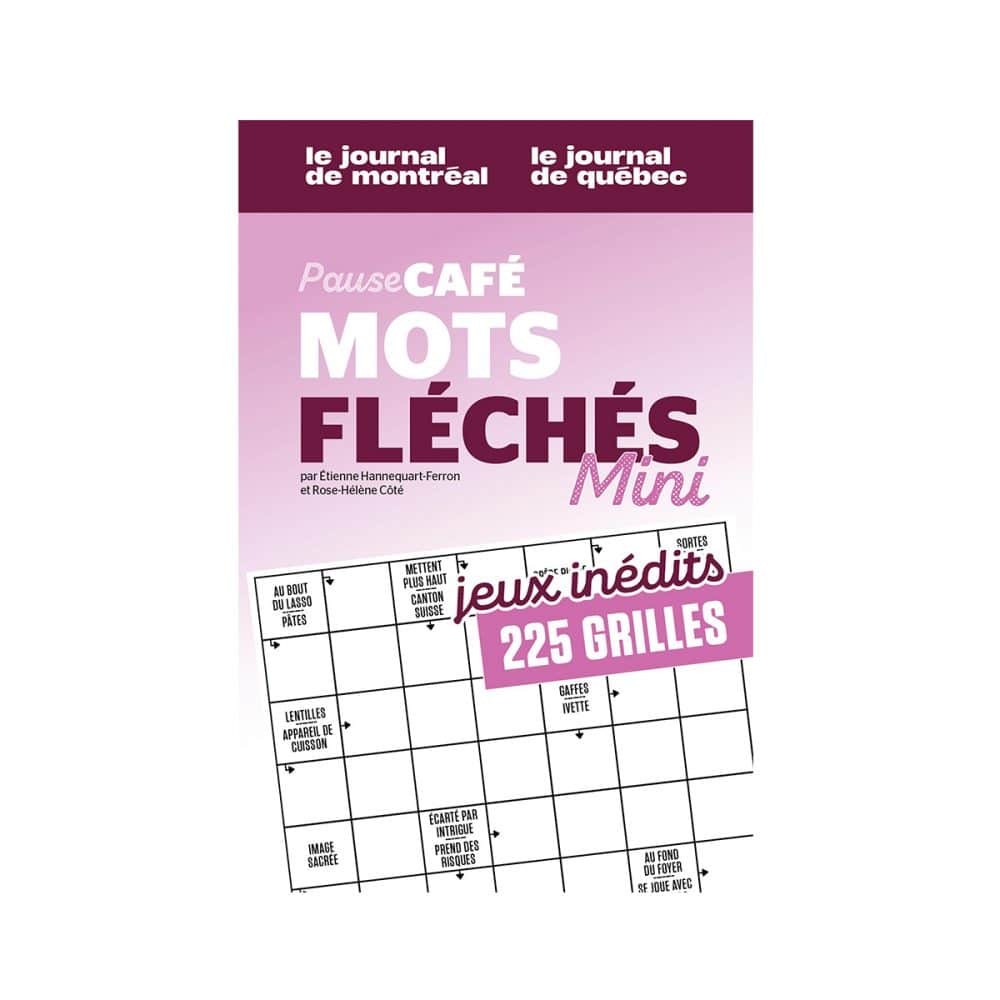 Pause café Mots fléchés mini