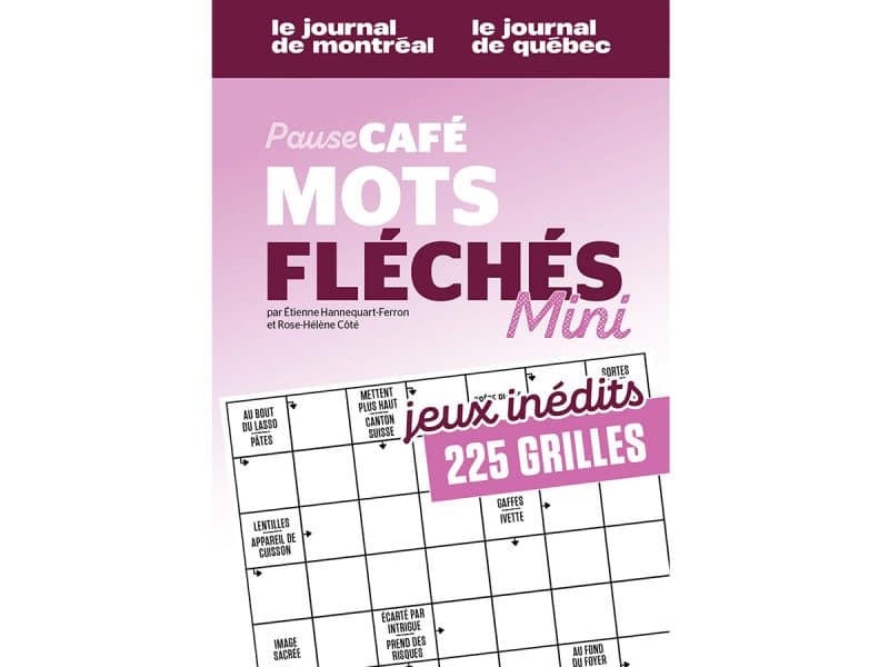 Pause café Mots fléchés mini