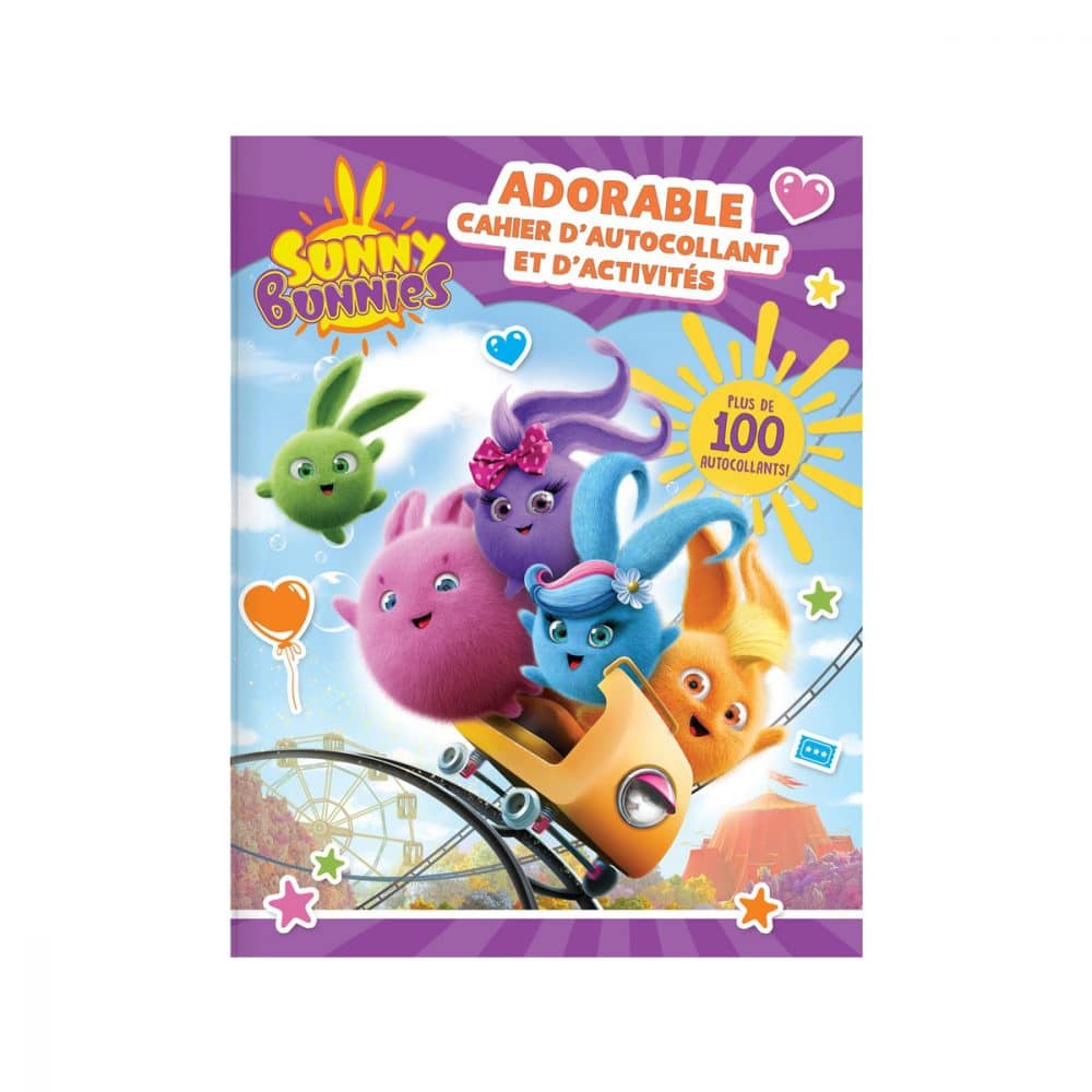 Sunny bunny Adorable cahier d'autocollants et d'activités