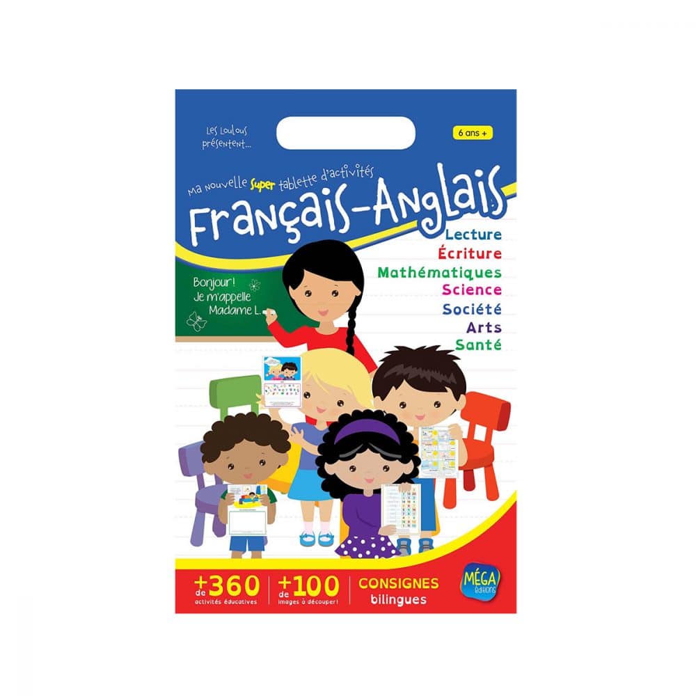 Super tablette d'activités Français-Anglais