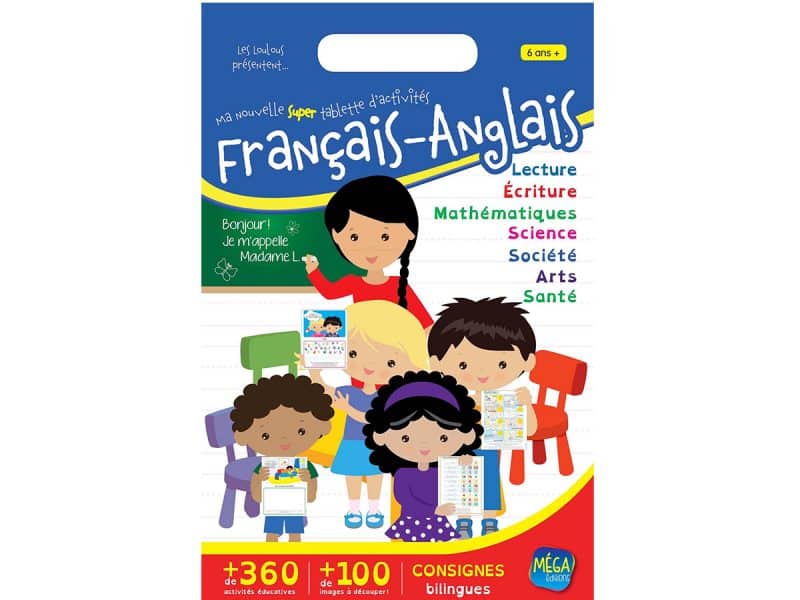 Super tablette d'activités Français-Anglais