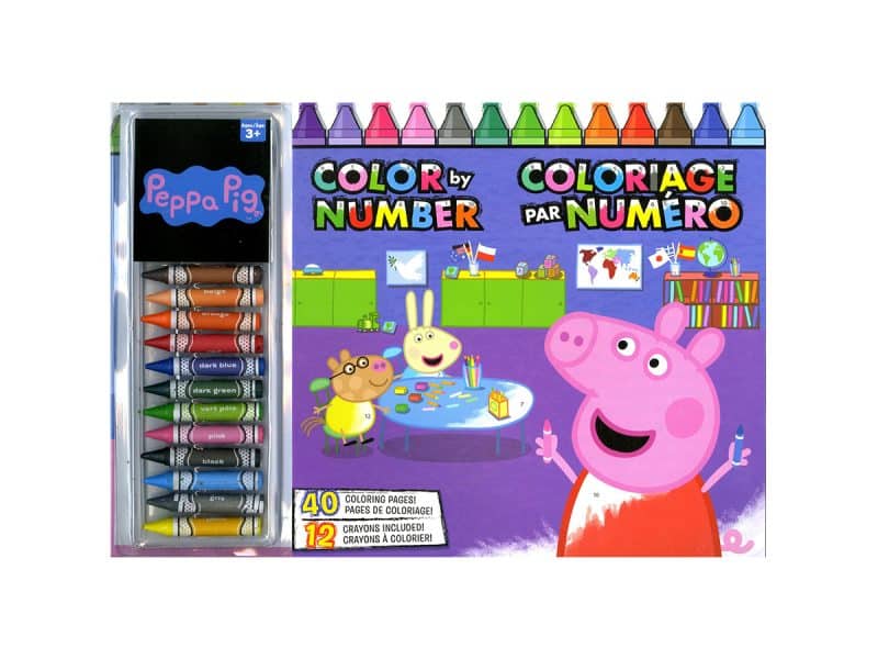 Coloriage par numéros Peppa pig