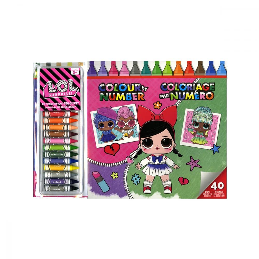 coloriage par numéros LOL surprise