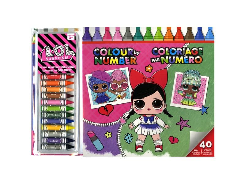 coloriage par numéros LOL surprise
