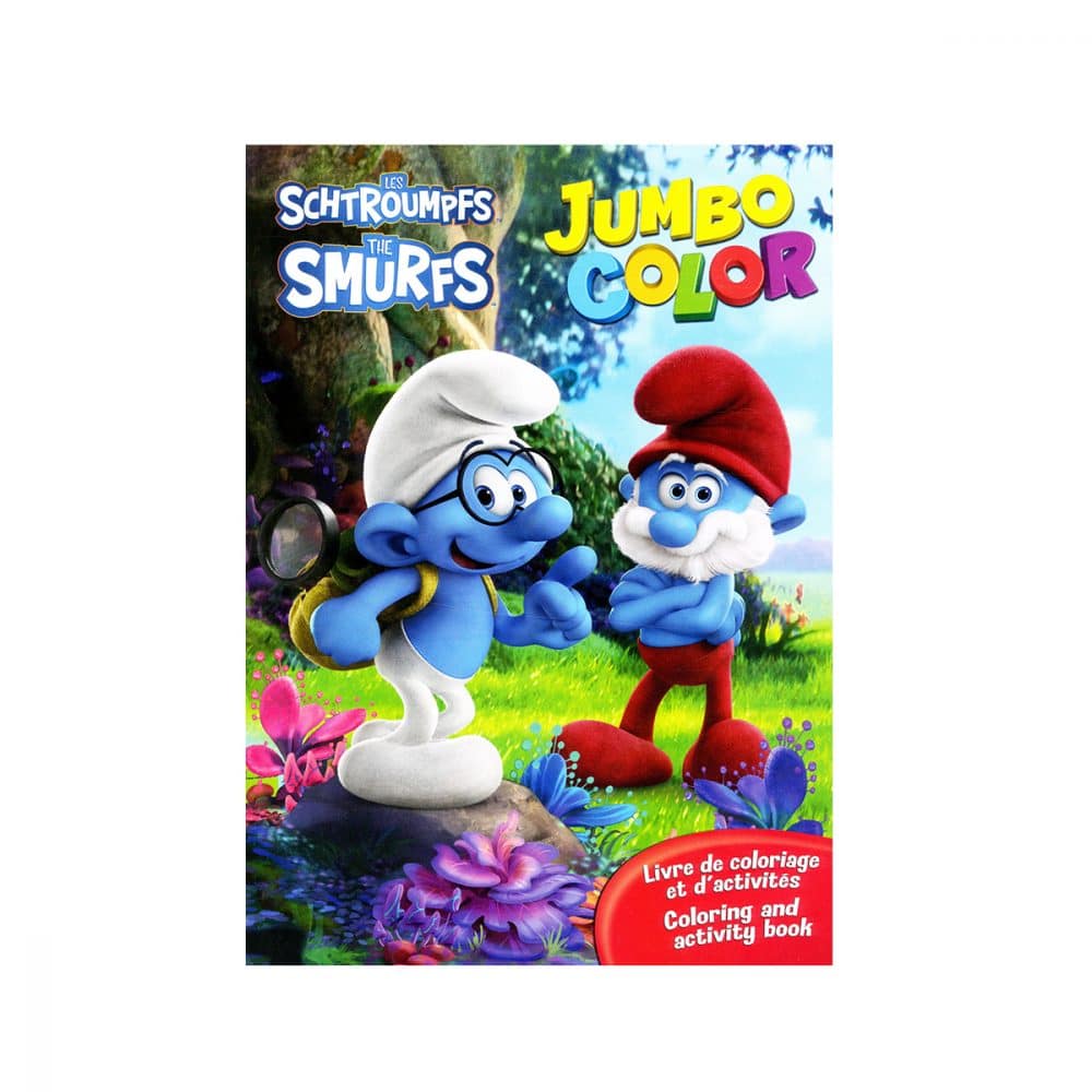 Jumbo color Les schtroumpfs