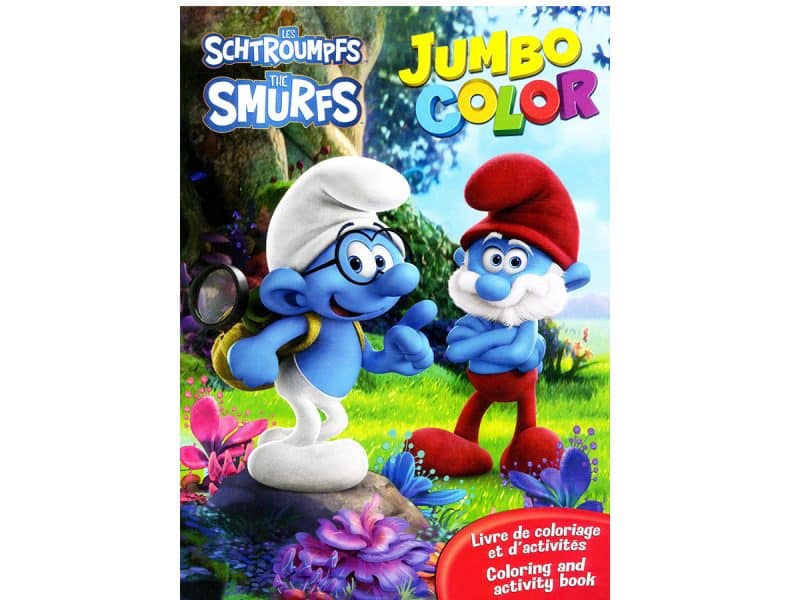 Jumbo color Les schtroumpfs