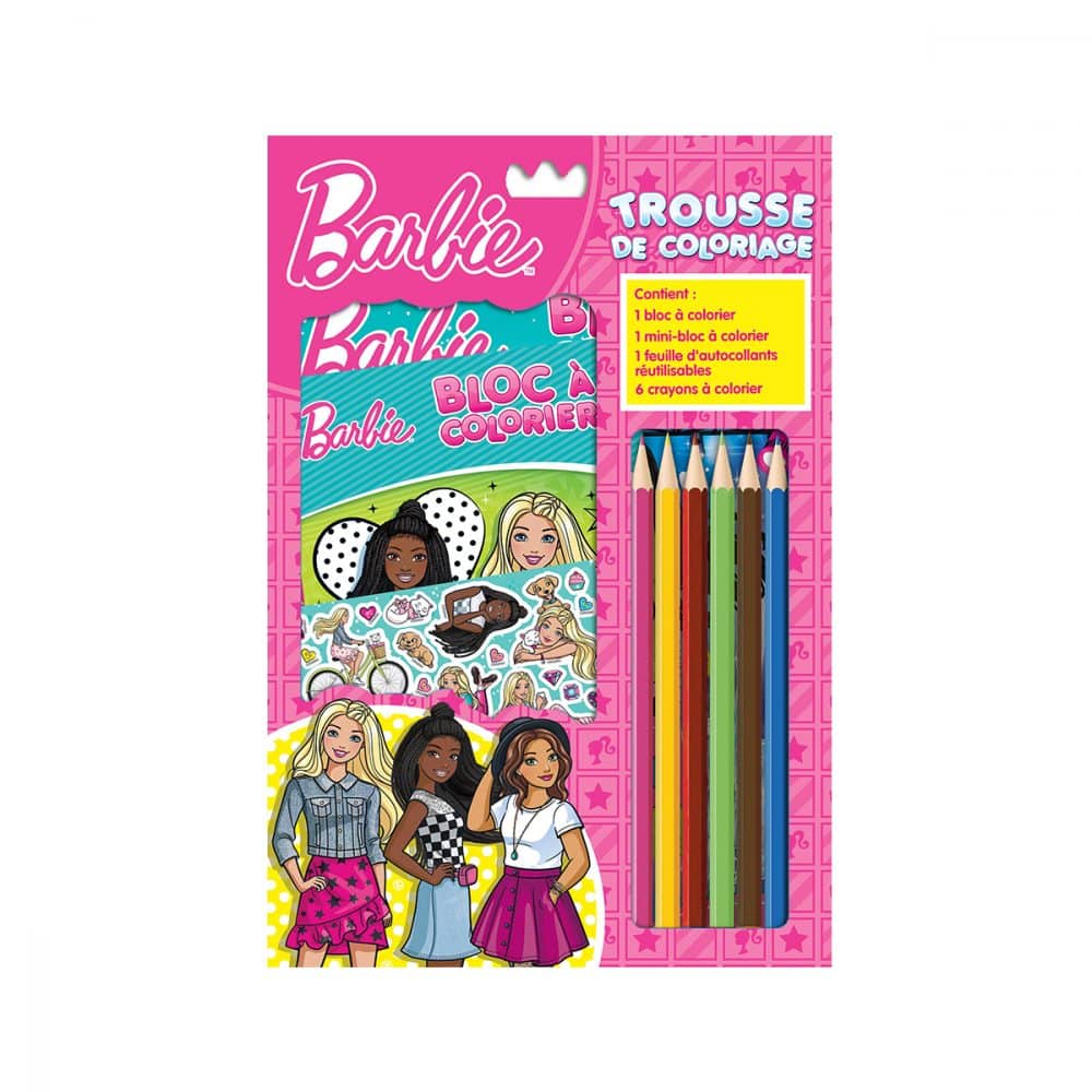Trousse de coloriage Barbie