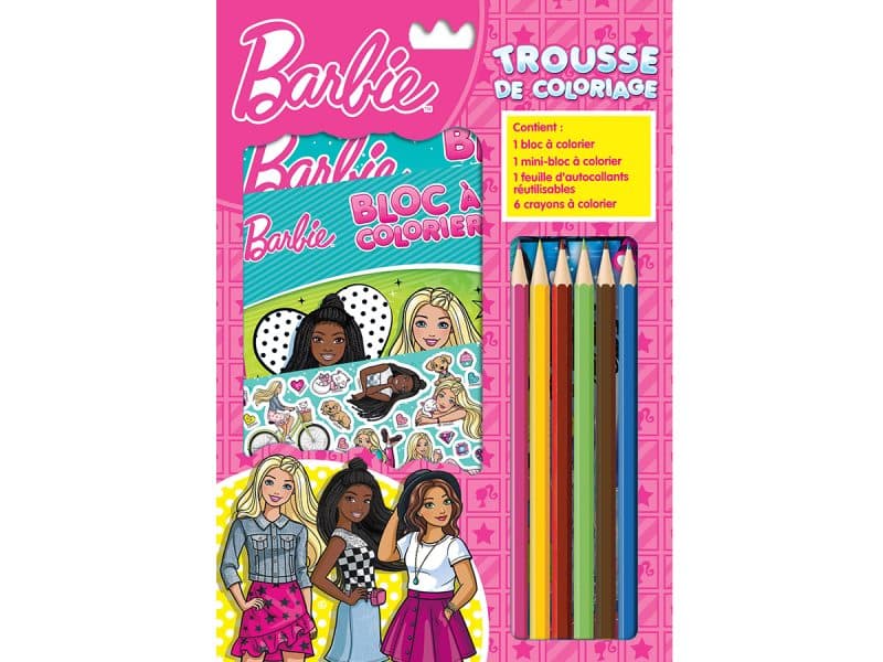 Trousse de coloriage Barbie