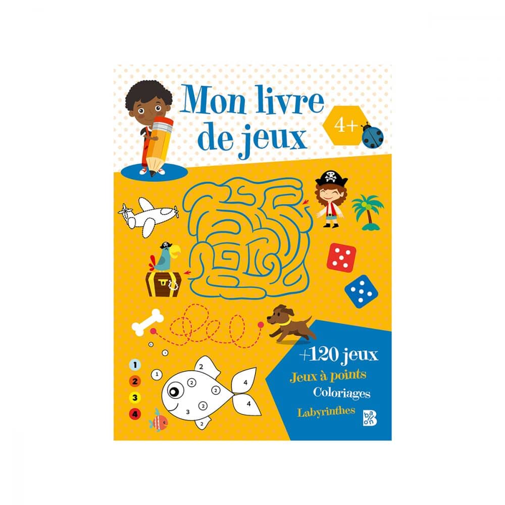 Mon livre de jeux 4+ orange