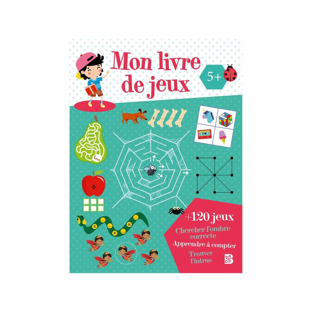 Mon livre de jeux 5+ turquoise