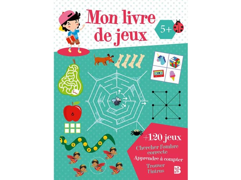 Mon livre de jeux 5+ turquoise