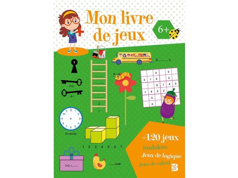 Mon livre de jeux 6+ vert