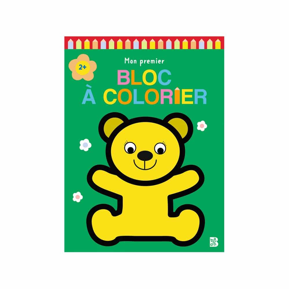 Mon premier bloc à colorier Ourson