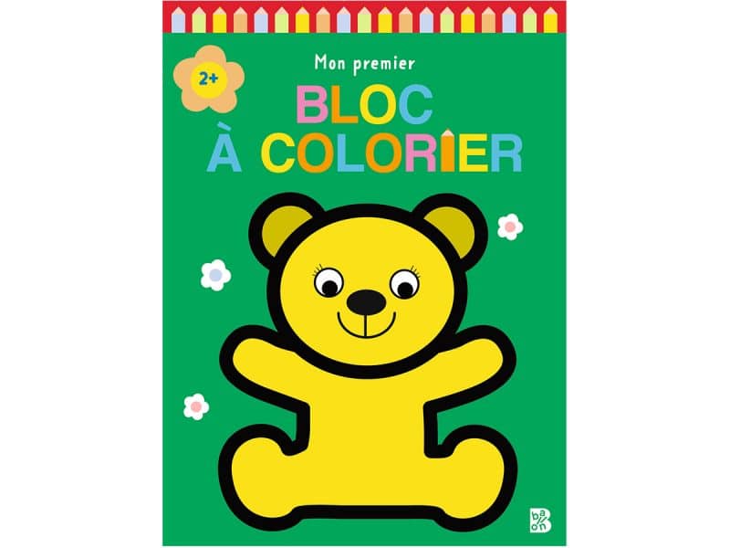 Mon premier bloc à colorier Ourson
