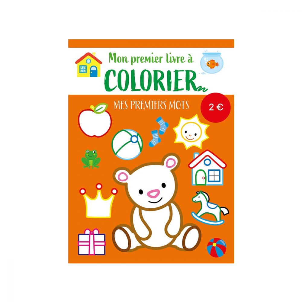 Mes premiers mots Mon premier livre à colorier