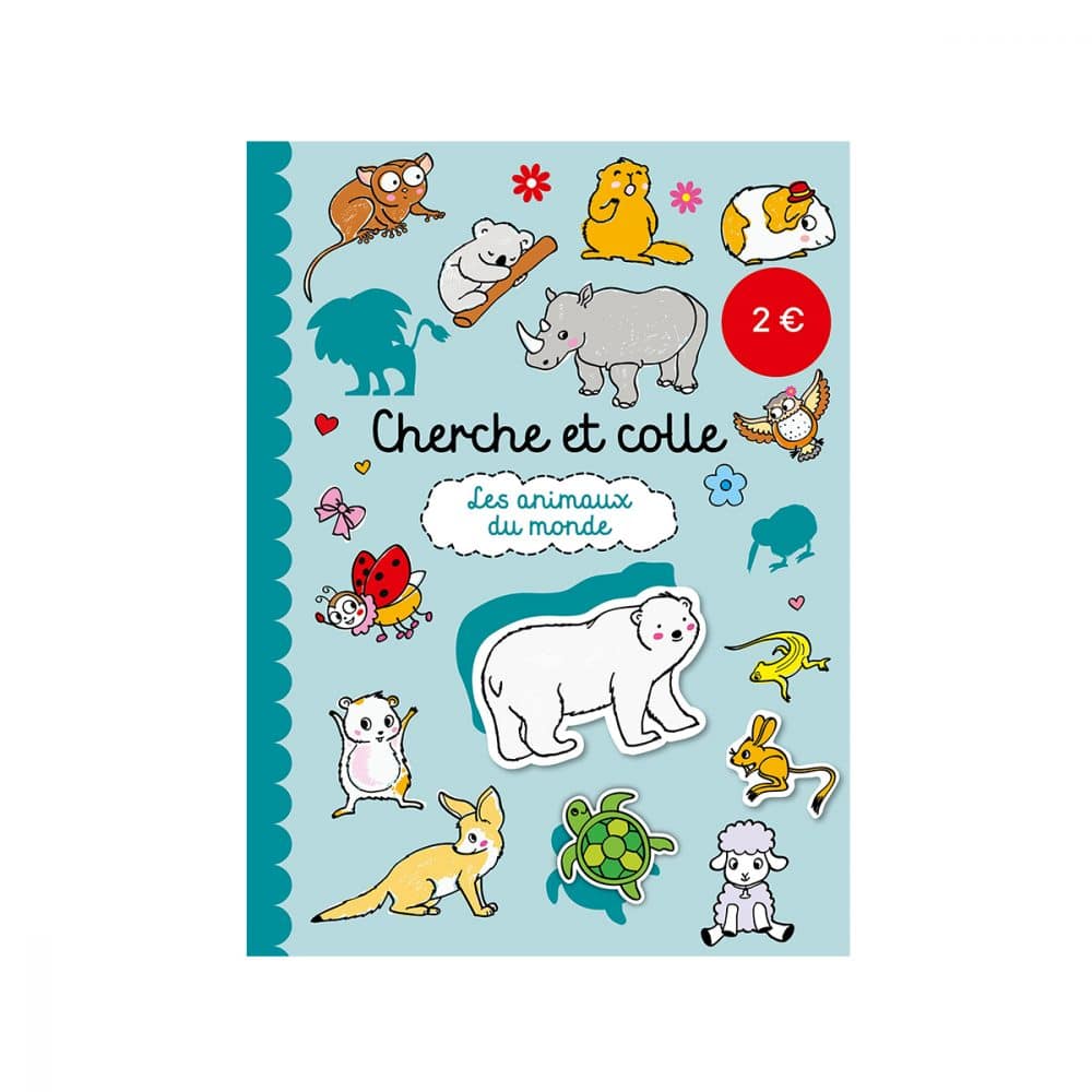 Animaux du Monde Cherche et colle