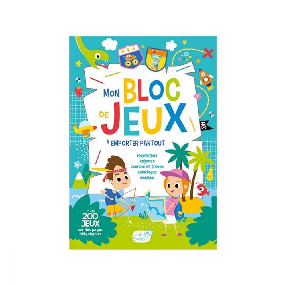 Mon bloc de jeux à emporter partout