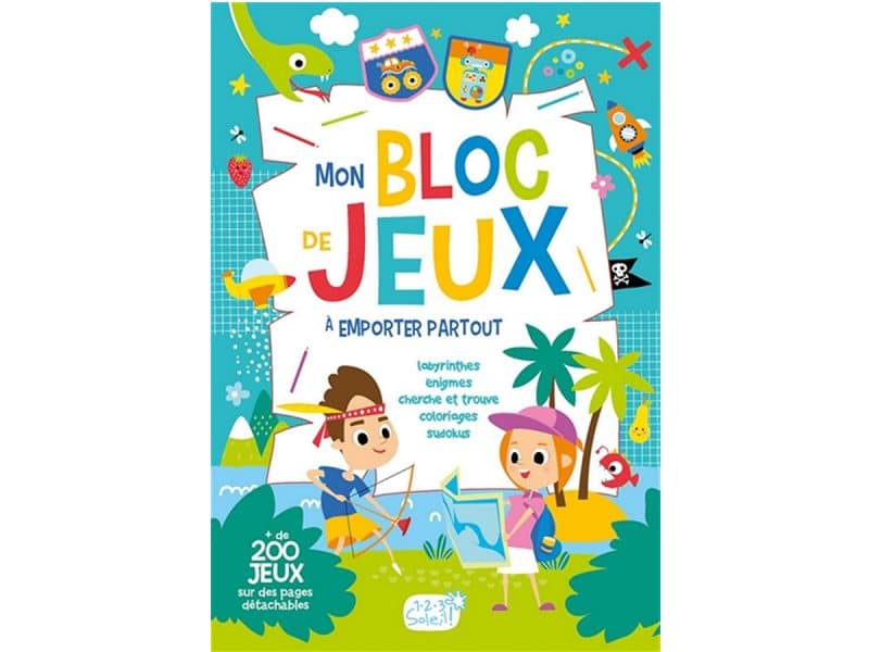 Mon bloc de jeux à emporter partout