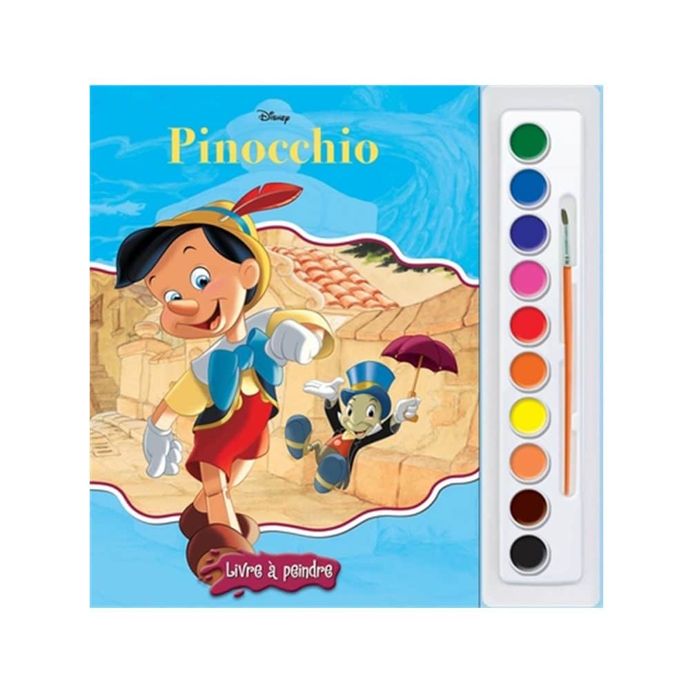 Livre peinture pinocchio