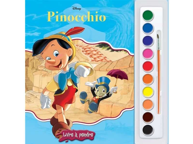 Livre peinture pinocchio