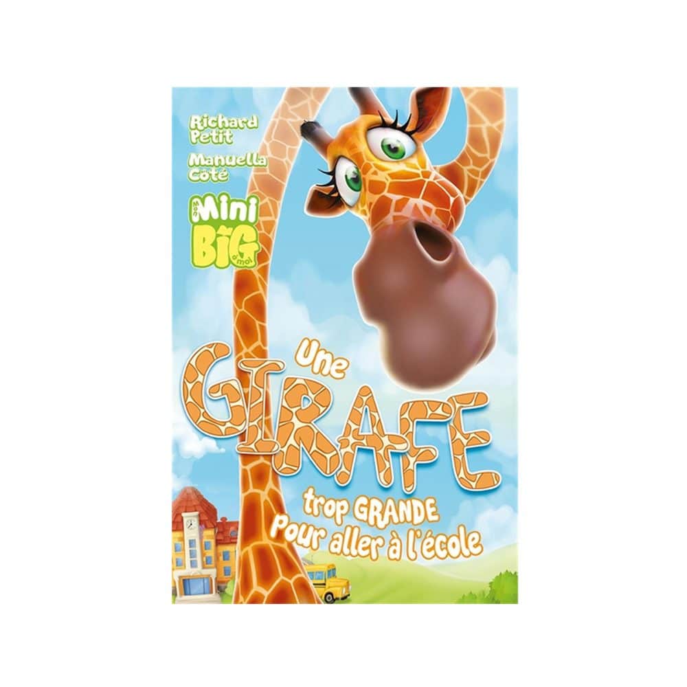 Une girafe trop grande pour aller à l'école Mini big