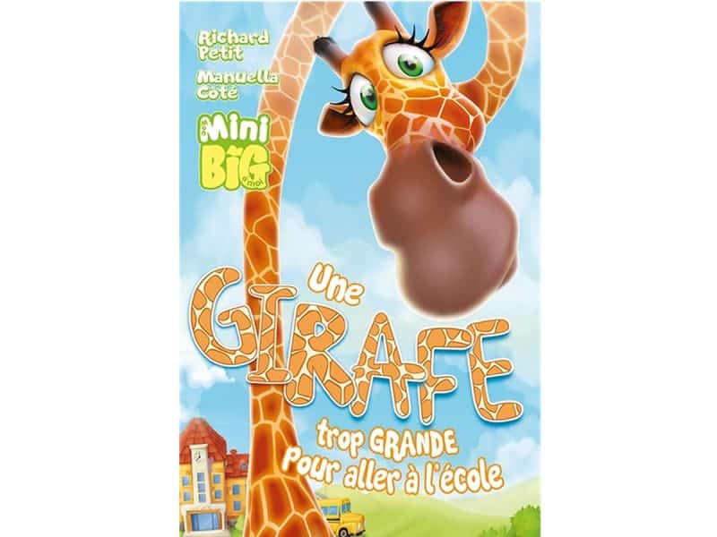 Une girafe trop grande pour aller à l'école Mini big