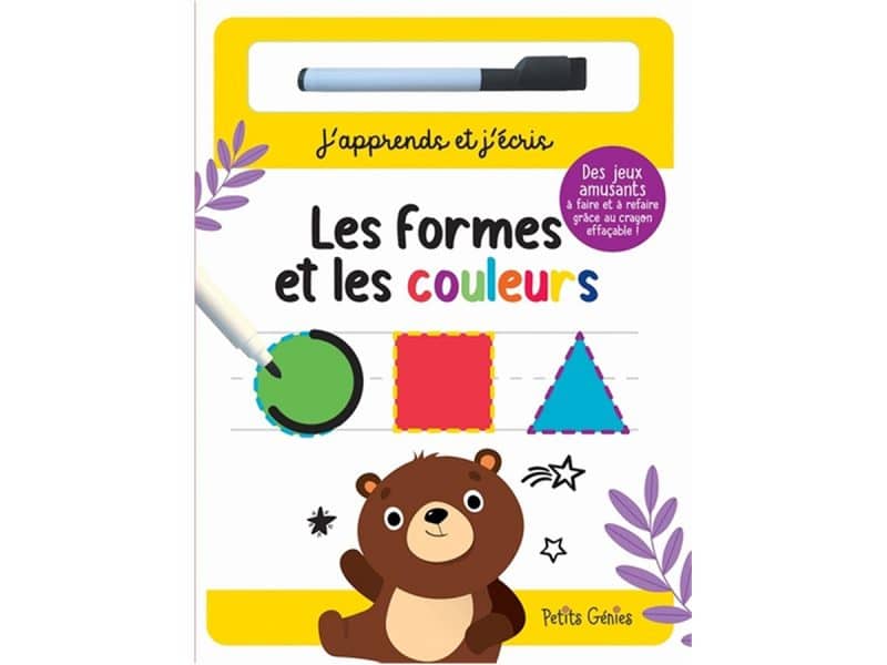 J'apprends et j'écris les formes et les couleurs