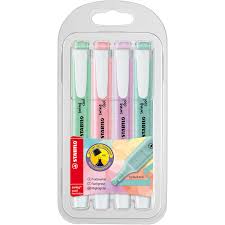4 surligneurs Stabilo Swing Cool Pastel #1