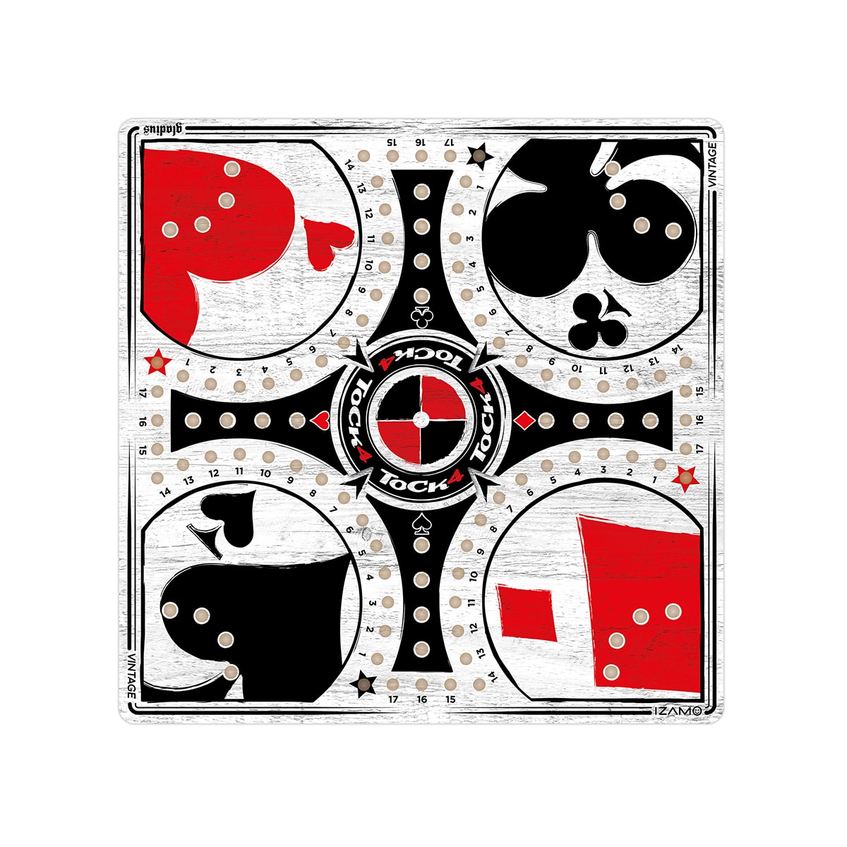 Tock Vintage 4 joueurs 22 po