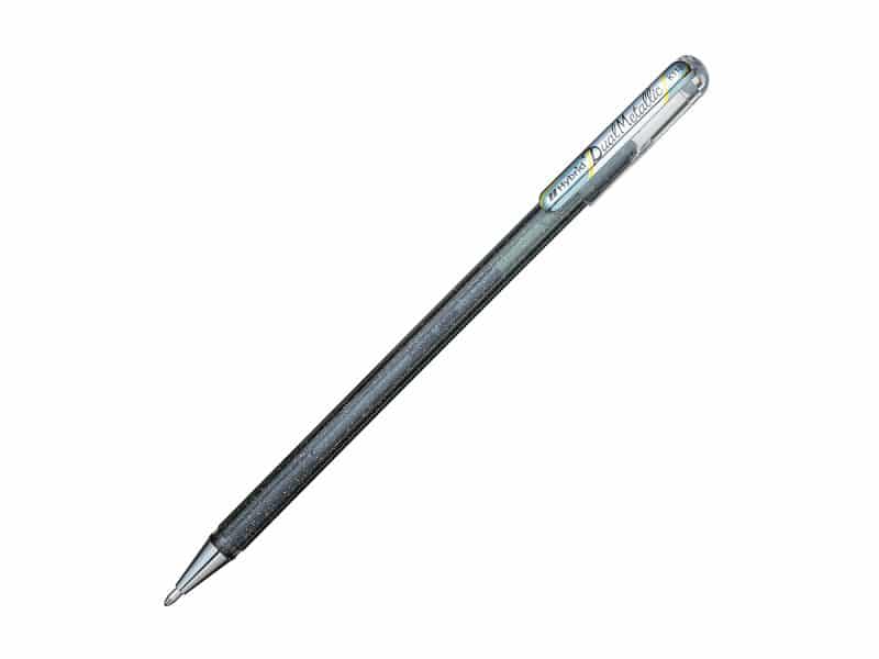 Stylo Pentel Dual Metallic - argent