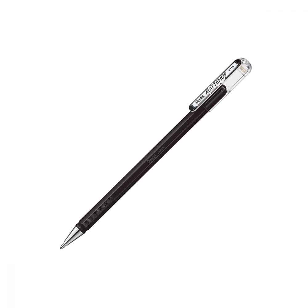 Stylo Pentel Mattehop gel 1.0 - noir