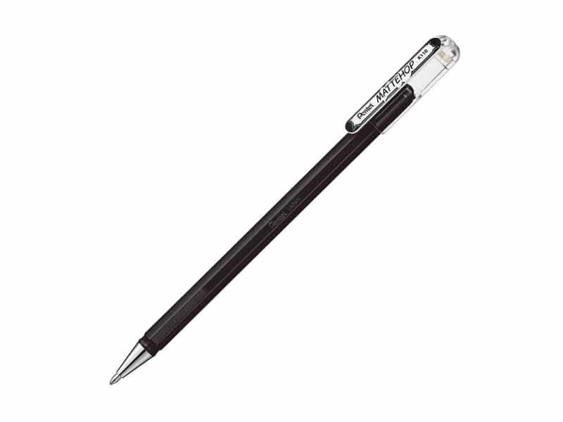 Stylo Pentel Mattehop gel 1.0 - noir