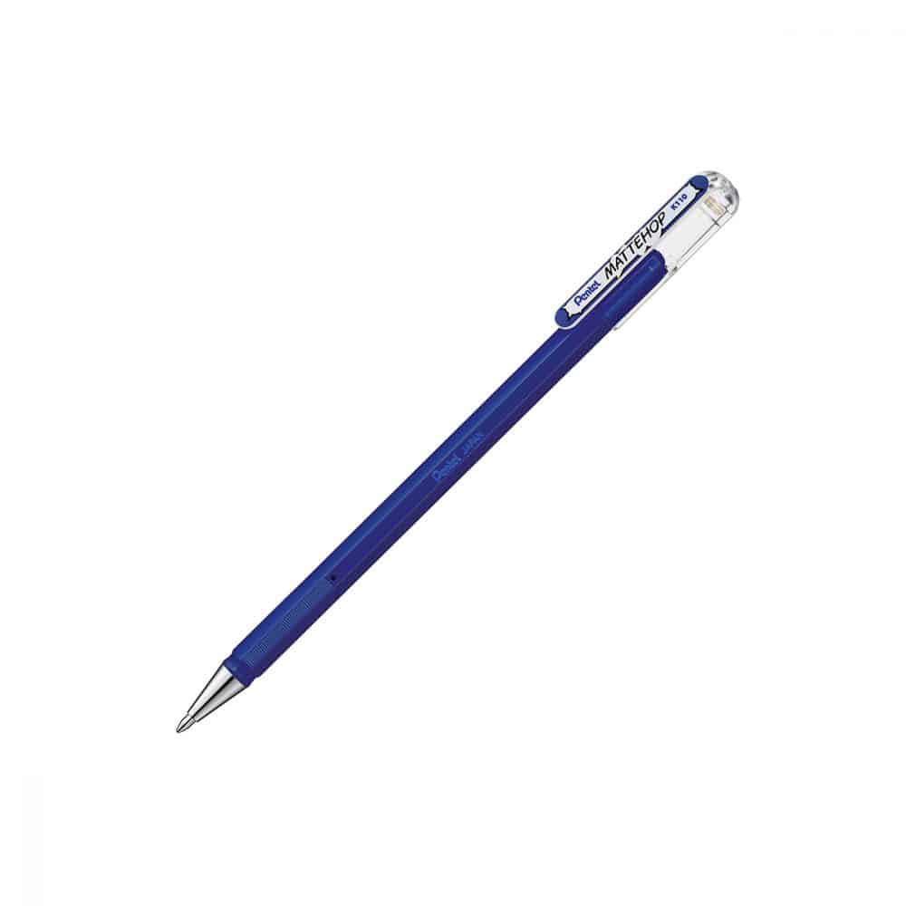 Stylo Pentel Mattehop gel 1.0 - bleu
