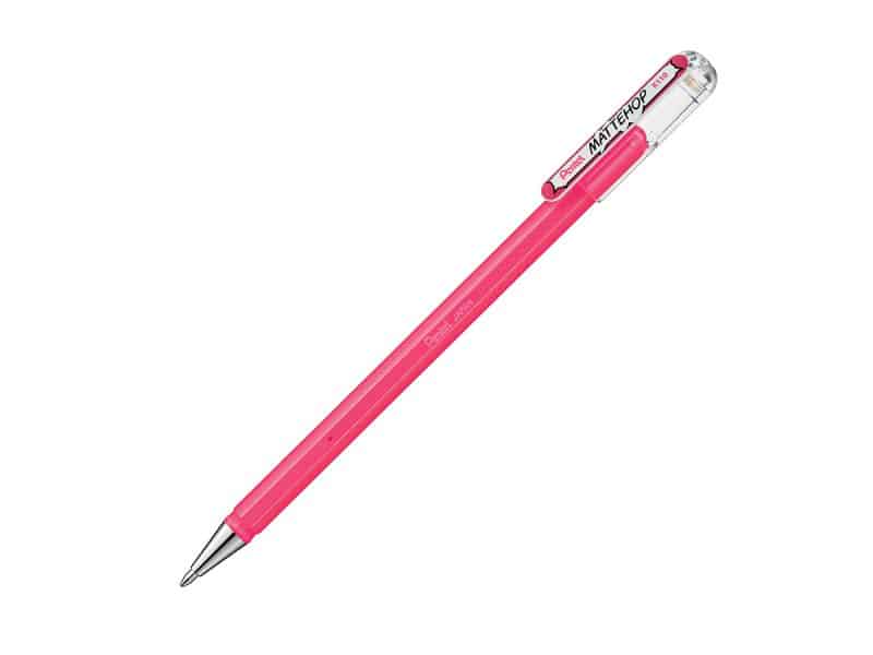 Stylo Pentel Mattehop gel 1.0 - rose
