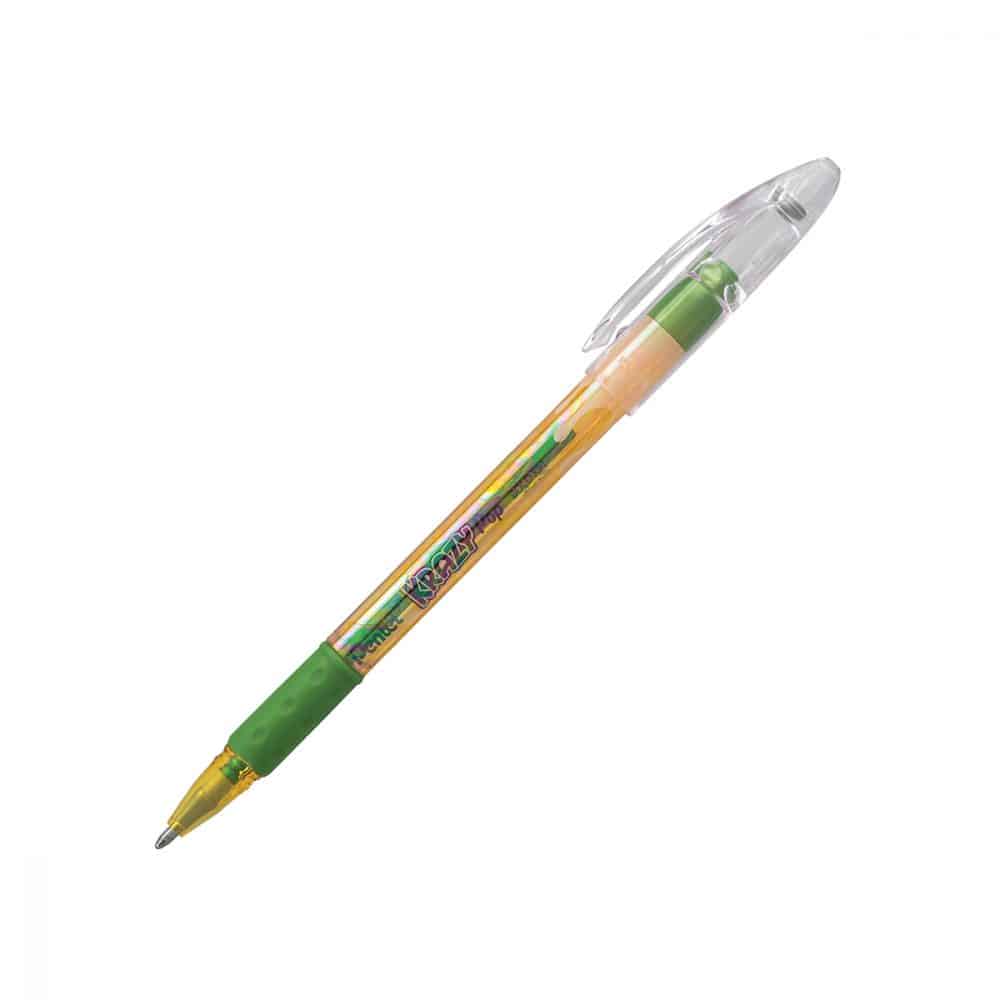 Stylo Pentel Krazy pop gel 1.0 métallique 2 tons vert